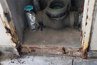 姫路市　マンション　平面ハンドル交換　ドア修理工事