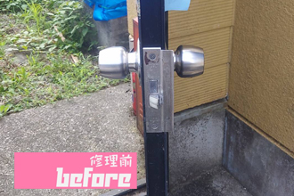 姫路市　佐用町　シリンダー　錠　鍵　ノブ　レバー　ドアクロザー　ドアチェック　交換工事