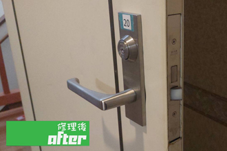 姫路市　佐用町　シリンダー　錠　鍵　ノブ　レバー　ドアクロザー　ドアチェック　交換工事
