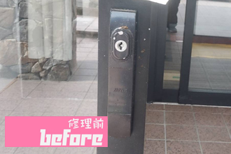 姫路市　佐用町　シリンダー　錠　鍵　ノブ　レバー　ドアクロザー　ドアチェック　交換工事