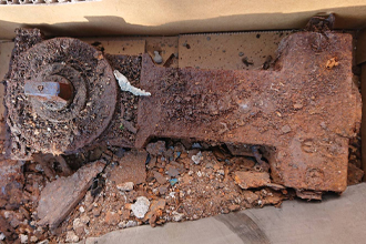 姫路市　フロアヒンジ　交換　修理