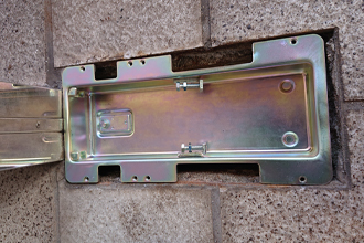 姫路市　フロアヒンジ　交換　修理