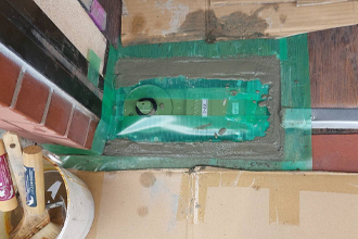 上郡町　フロアヒンジ　交換　修理