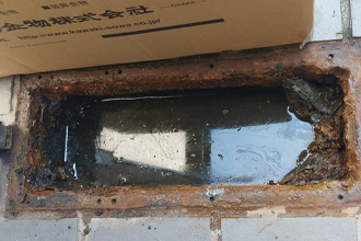 赤穂市　フロアヒンジ　修理　交換