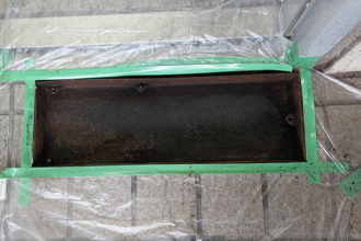 赤穂市　フロアヒンジ　交換　修理