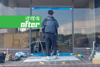 佐用郡　佐用町　フロアヒンジ　ガラスドア　交換　修理