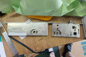 姫路　電気錠　加工　取付